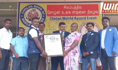 தேனி அருகே ஸ்ரீரங்கபுரத்தில் சோழன் உலக சாதனை அதனைத் தொடர்ந்து இரண்டு மணி நேர சிலம்பத்தில் நட்சத்திர சிலம்பம் சுற்று தனித் திறன் உலக சாதனை நிகழ்ச்சி நடைபெற்றது!!!