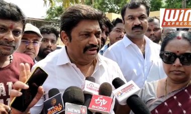 பா.ஜ.க விவசாய அணி மாநில தலைவர் ஜி.கே.நாகராஜ் கோவை மாவட்ட ஆட்சியர் அலுவலகத்தில் பேட்டி.