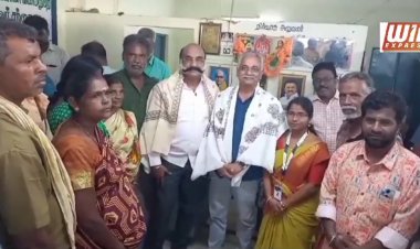 தேனி உழவர் சந்தையில் பணிபுரியும் பணியாளர்கள் மற்றும் உழவர் சந்தை நடத்தும் வியாபாரிகள் மற்றும் விவசாயிகளுக்கு கண் பரிசோதனை முகாம்