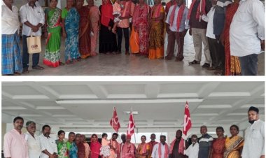 மேட்டுப்பாளையம் நகராட்சியில் சாலையோர வியாபாரிகள் விற்பனை குழு தேர்தலில் சிஐடியு தொழிற்சங்கத்தினர் வேட்பு மனு தாக்கல்!!!