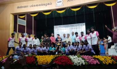 அண்ணா பல்கலைக்கழக விளையாட்டு வாரியத்தின் சார்பில் வருடாந்திர விளையாட்டு விருது விழா!!!
